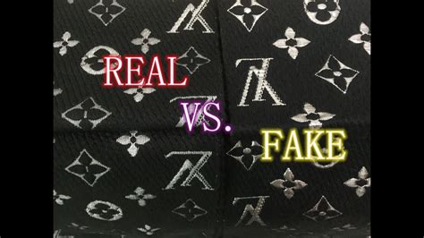 louis vuitton real vs fake scarf|Louis Vuitton scam.